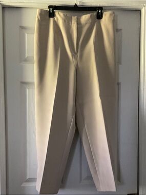 LOFT Straight Leg Dress Pants in Light Beige